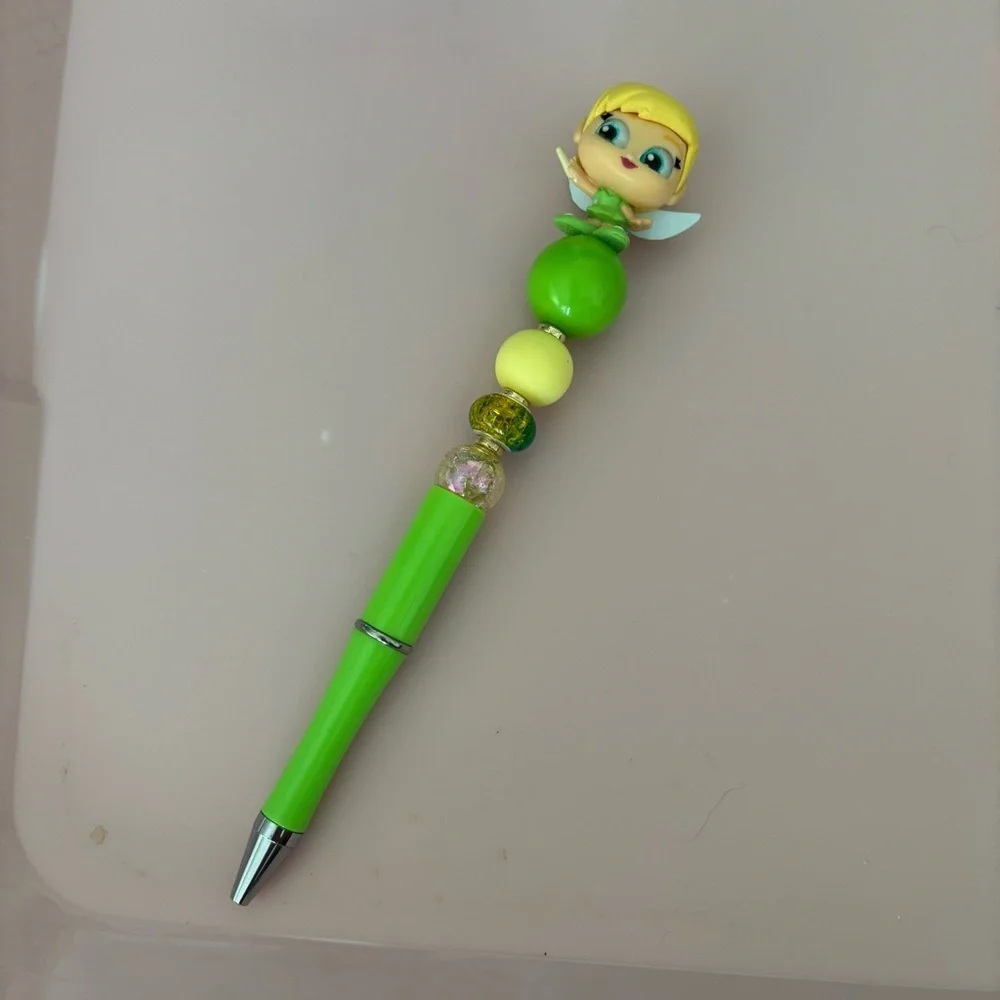 Disney Doorables: TinkerBell Fairies: Tinkerbell fight handmade beaded pen